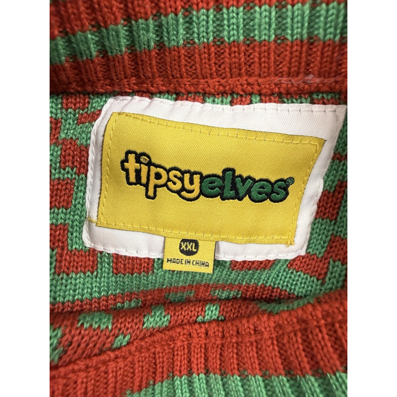 Tipsy Elves Bottle Opener Ugly Christmas Sweater Men’s Size XXL - Picture 10 of 10